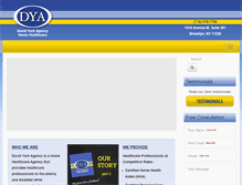 Tablet Screenshot of davidyorkhomehealthcare.com